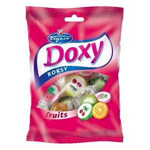 FIGARO DOXY ROKSY FRUITS VEGYES GYÜMÖLCS ÍZŰ CUKORKÁK 90 G