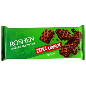 Roshen Extra Crunch 142G Kakaós Krémmel Töltött Csokoládés Ostya