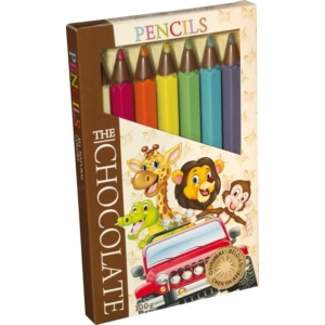 Chocolate Pencils Animals 100G /252501/