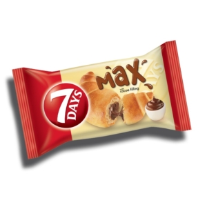 7 Days Max kakaó ízű töltelékkel töltött croissant 80G