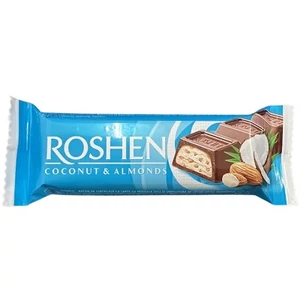 Roshen Szelet 29G Tej Kókuszos Mandulás