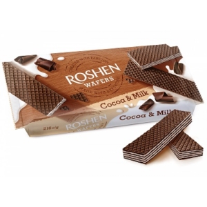 Roshen Wafers 216G Choco-Milk