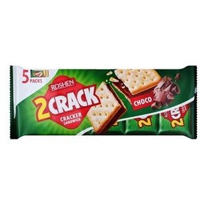 Roshen 2CRACK 235G Csokikrémmel Töltött Keksz