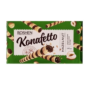 Roshen 140G Konafetto Mogyorókrémes Ostyarudak