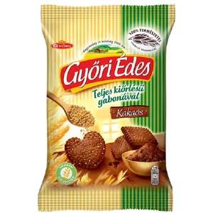 Győri Édes Teljes Kiőrlésű Keksz 150G Kakaó Győri Édes Teljes Kiőrlésű Keksz 150G Kakaó
