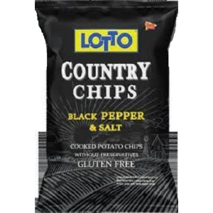 Contry Chips Fekete Bors & Só 150G-Gluténmentes 