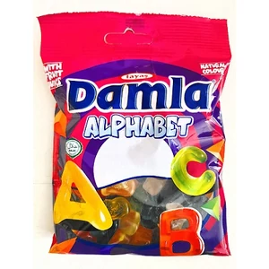 Damla 80G Gummy Alphabet Vegyes Gumicukor Damla 80G Gummy Alphabet Vegyes Gumicukor