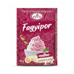 Tutti Fagyipor 80G Málna-fehércsokoládé