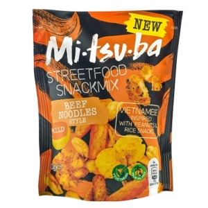 Mitsuba Street Food Snack 140G Beef Noodles