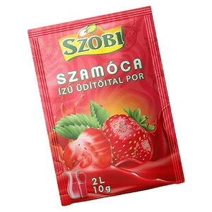 Szobi 10G Szamóca ízű üdítőital por