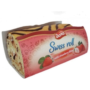 Doma Swiss Roll 115G Eper