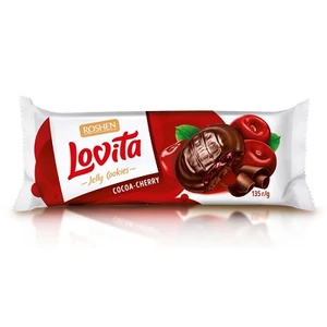Roshen Lovita 135G Piskótatallér Meggyes