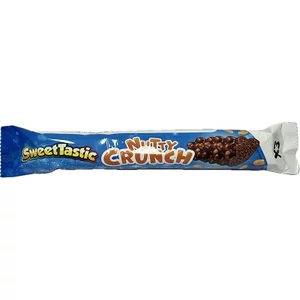 Sweet Tastic 60G Nutty Crunch étbevonóba mártott puffasztottrizses, mogyorós szelet 