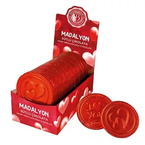 Bolci 23G Heart Medallion Tejcsokoládé  EBK165