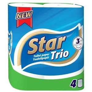 Star Trio Wc Papír 4 Tek. 3 Rét.