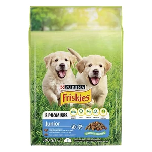 Friskies Száraz Kutyaeledel 500G Junior Csirke-Zöldség