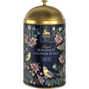 Richard Royal 60G Bergamot & Flower Petals Fémdobozos Fekete Tea