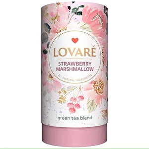 Lovaré 80G Strawberry Marshmallow - Zöld Szálas Tea
