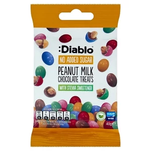 Diablo 40G Cukorbevonatos földimogyorós-tejcsokoládés drazsé HCN