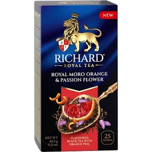 Richard Royal 42,5G Moro Orange & Passion Flower - Fekete Tea
