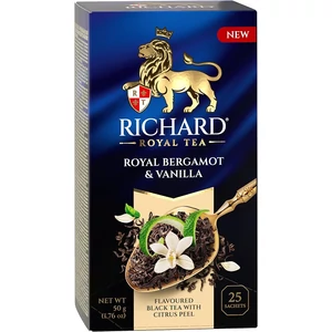 Richard Royal 50G Bergamot & Vanilla - Fekete Tea