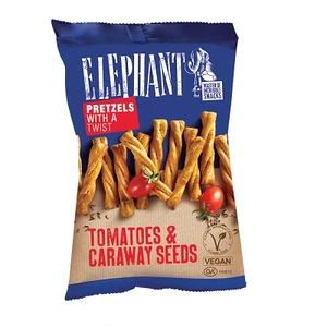 Elephant Snack 70G Csavart Perec Paradicsomos-Köményes