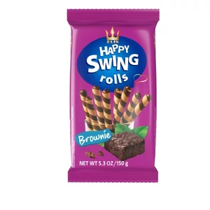 Happy Swing 150G Brownie ízű krémmel töltött ostyarúd