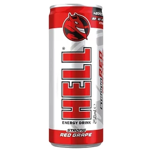 Hell Energiaital 250Ml Strong Red Grape (DRS)