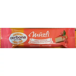 Cerbona Müzliszelet 20G Málnás Sajttorta