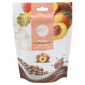 Elit 125G Fruit Cube Barack ízű zselés drazsé tejcsokoládé bevonattal