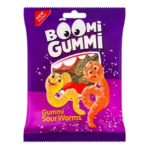 Millenium BOOM Worms cukrozott gumicukor 70G