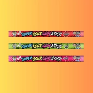 Brain Blasters 22G Sour Gum Stick Savanyú Rágócukorka