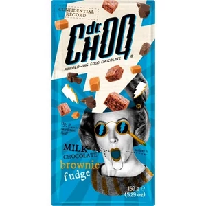 Dr. Choq 150G Tejcsokoládé Tábla Brownie és Fudge Darabokkal
