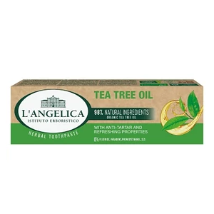 L'Angelica 75 ML Fogkrém fogkő elleni védelem és friss lehellet Teafaolajjal 