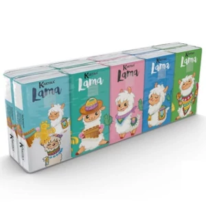 Kartika Papírzsebkendő 10x9 db Lama
