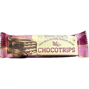 Chocotrips 50G étbevonóba mártott kakaós ostya kakaó ízű krémmel