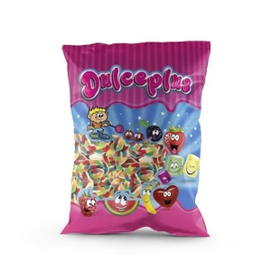 Dulceplus 1Kg Multicolour Lips -Vegyes Gyümölcs Ízű Gumicukor (17023)
