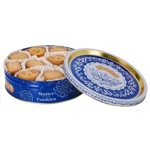Becky's 340G Butter Cookies Tin Flowers (996338C)