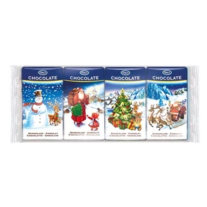 Only 60G Karácsonyi Tejcsokoládé Táblácskák (4x15G) (96438)