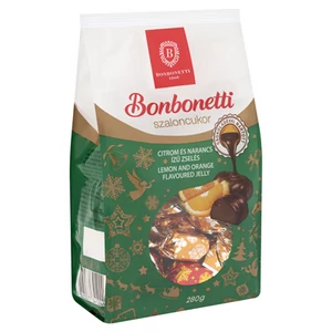 Szaloncukor 280G Bonbonetti Citrom-Narancs Zselés