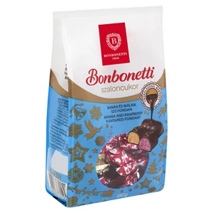 Szaloncukor 280G Bonbonetti Banán-Málna Konzum