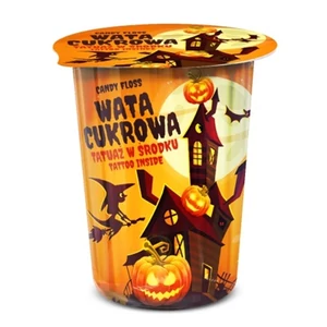 Candy Floss Halloween - Banán ízű poharas vattacukor 20G