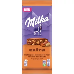 Milka 190G Extra - Karamell - Sós Mandula 