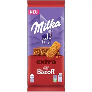 Milka 190G Extra - Lotus Biscoff Milka 190G Extra - Lotus Biscoff