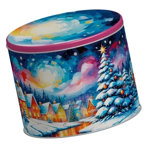 Panettone 750G Fémdobozban Xmas Village