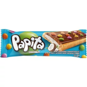 Sölen 33G Papita Szelet Kókusszal és Cukorkadrazsékkal