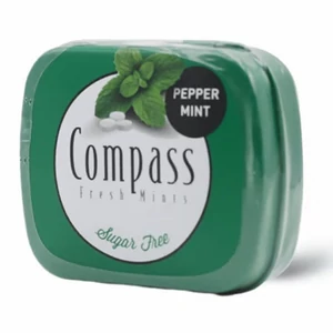 Compass 14G Peppermint Cukorka