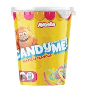 Avesta 125G Candy Me Gumicukor Savanyú Szósszal és Pattogó Cukorkával