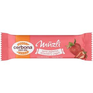 Cerbona Müzliszelet 20G Eper-Joghurt