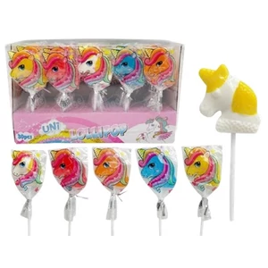 Figurás  nyalóka(Unicorn) vegyes ízben 15G